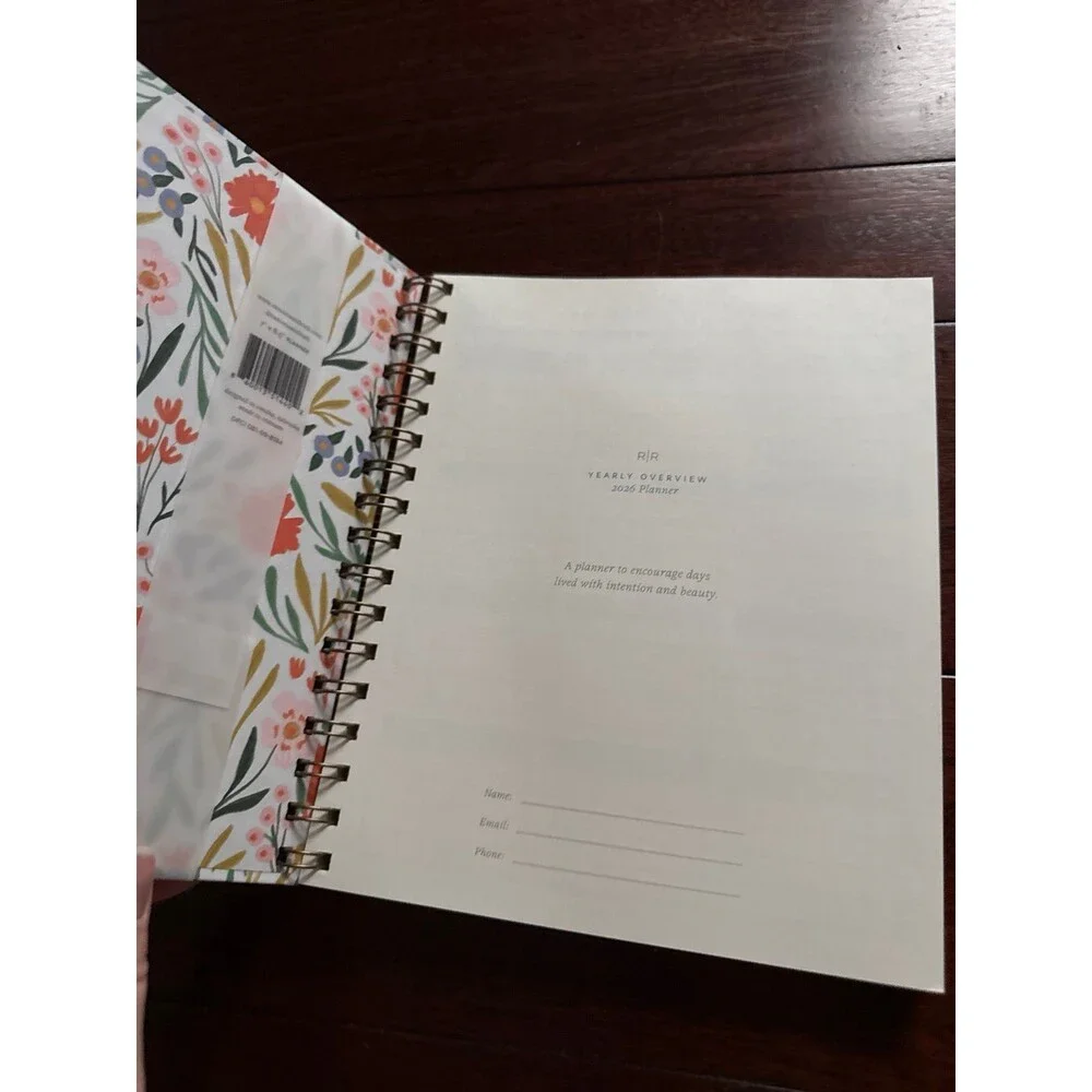 2026 Planner Spiral Monthly Yearly Organizer New